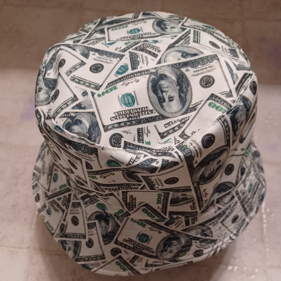 NWT Money pattern 💰 bucket hats for adult or teens - Picture 1 of 6